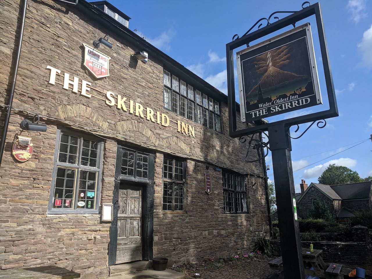 The Skirrid Mountain Inn in Monmouthshire, Wales