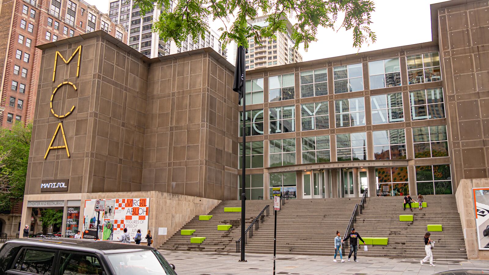 Facade of the Museum of Contemporary Art Chicago, one of the best museums in Chicago 