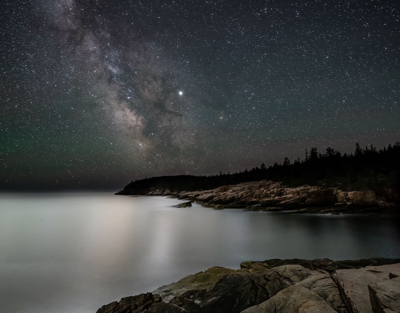 Stargazing in Acadia National Park, Maine