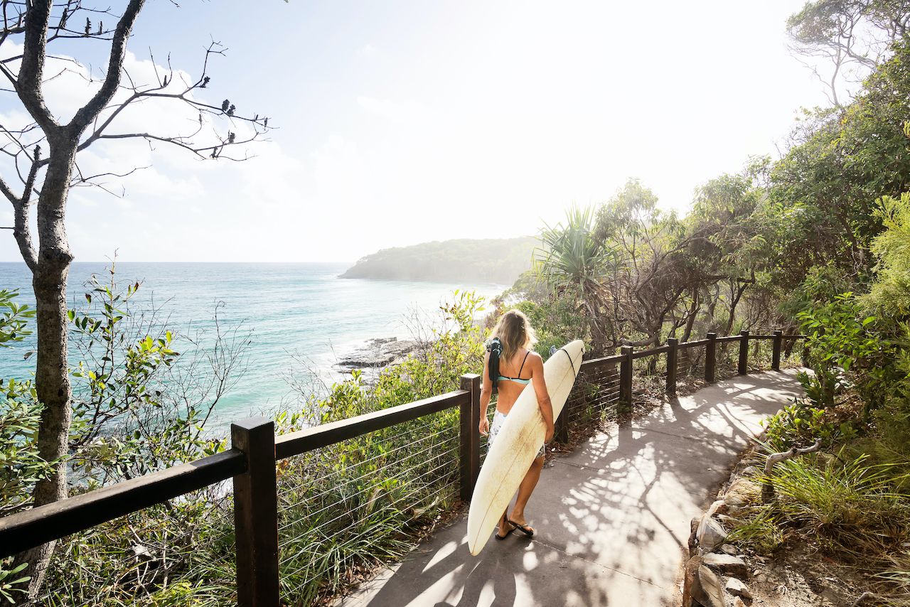 Surfers in Queensland, Australia