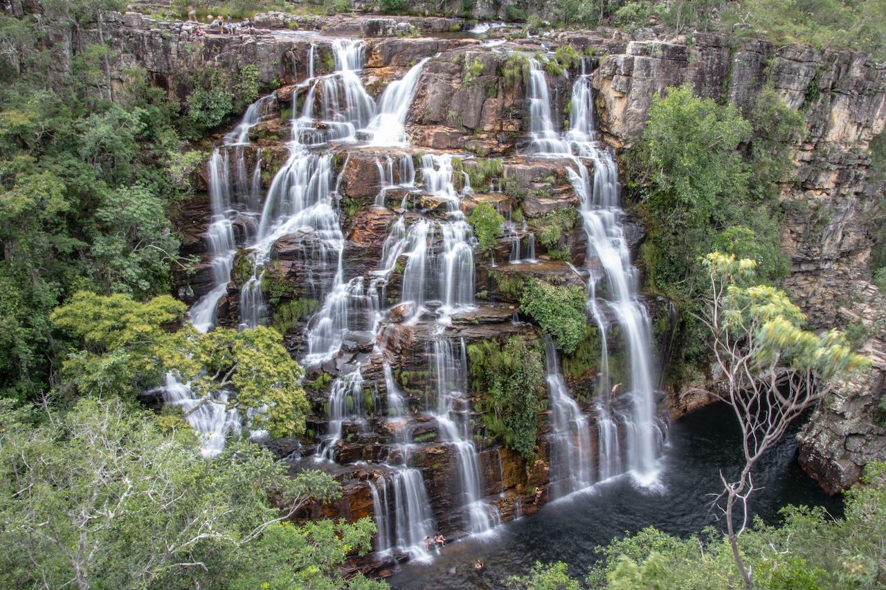 Brazilian,Waterfall,At,Chapada,Dos,Veadeiros,,Alm„©cegas, Chapada dos Veadeiros