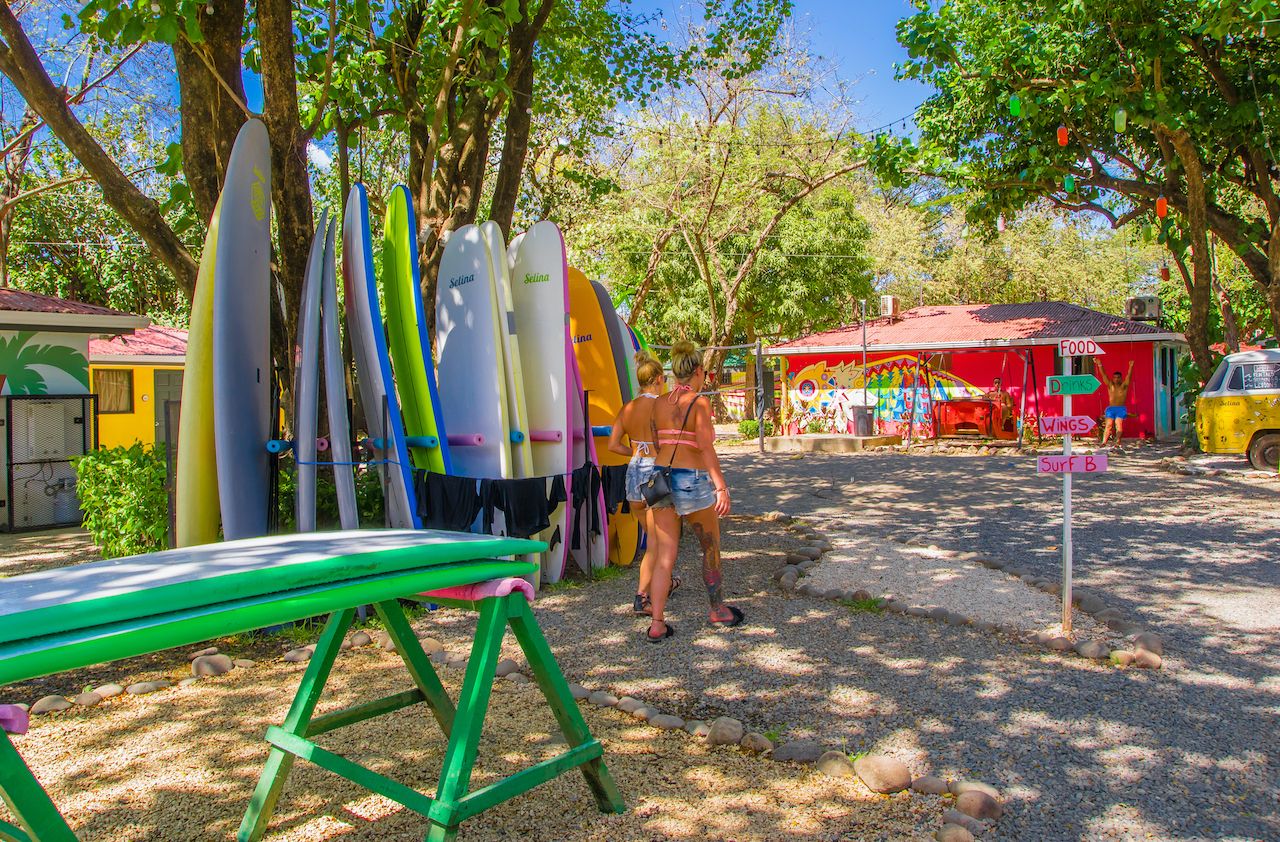 Tamarindo,,Costa,Rica,,June,,26,,2018:,Outdoor,View,Of,Gorgeous,  beach town for solo travelers