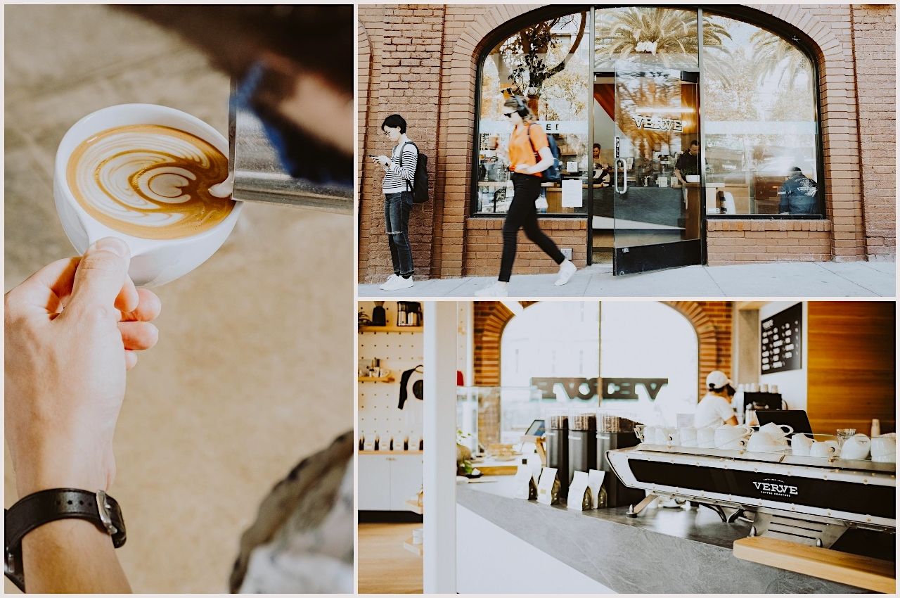 Verve Coffee shop in Castro San Francisco one of the best gay neighborhoods in the US