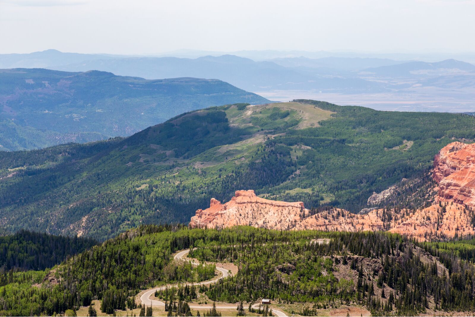 steepest highway grades in the US - brian head