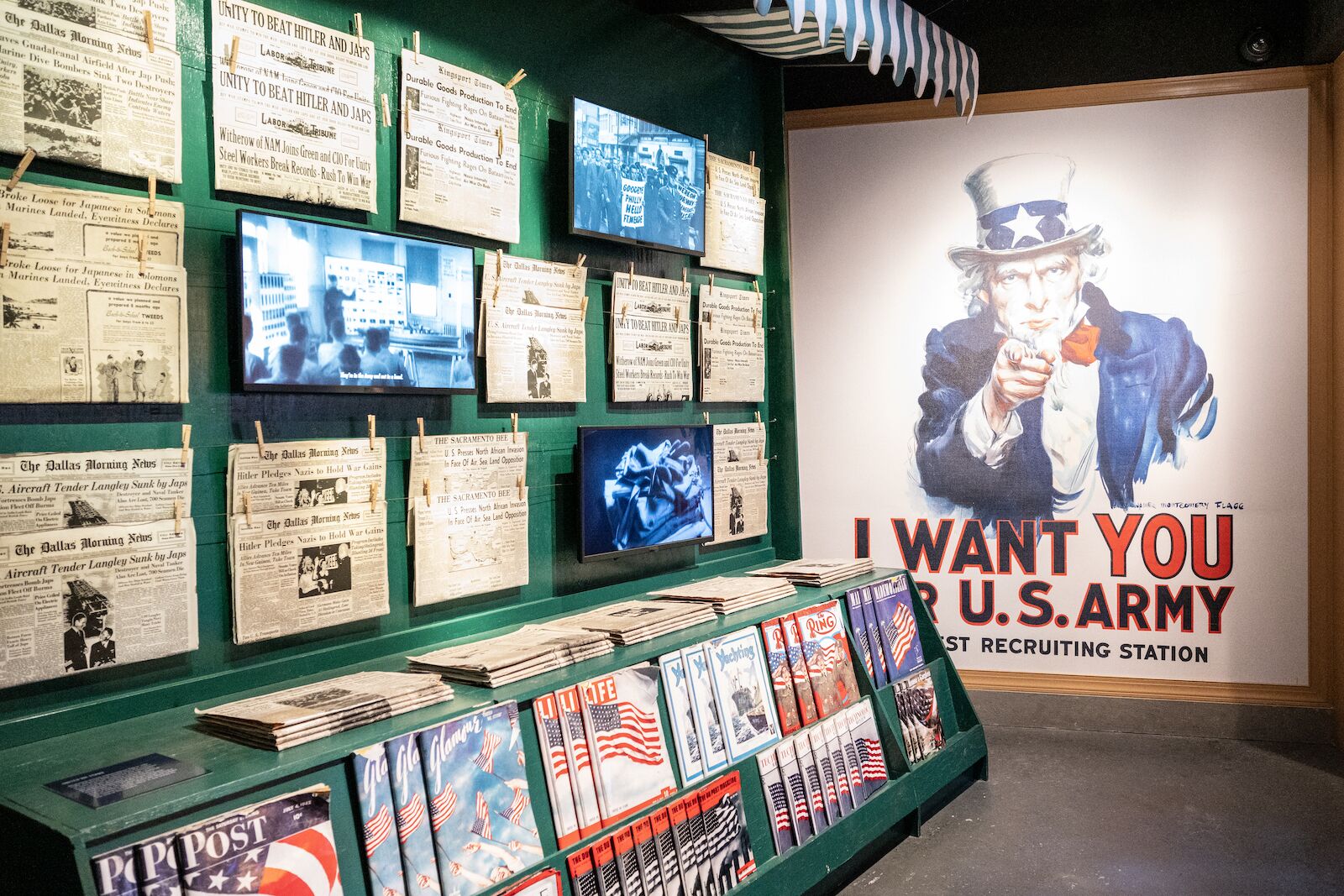 The Arsenal of Democracy in the Louisiana Memorial Pavilion at The National WWII Museum in New Orleans