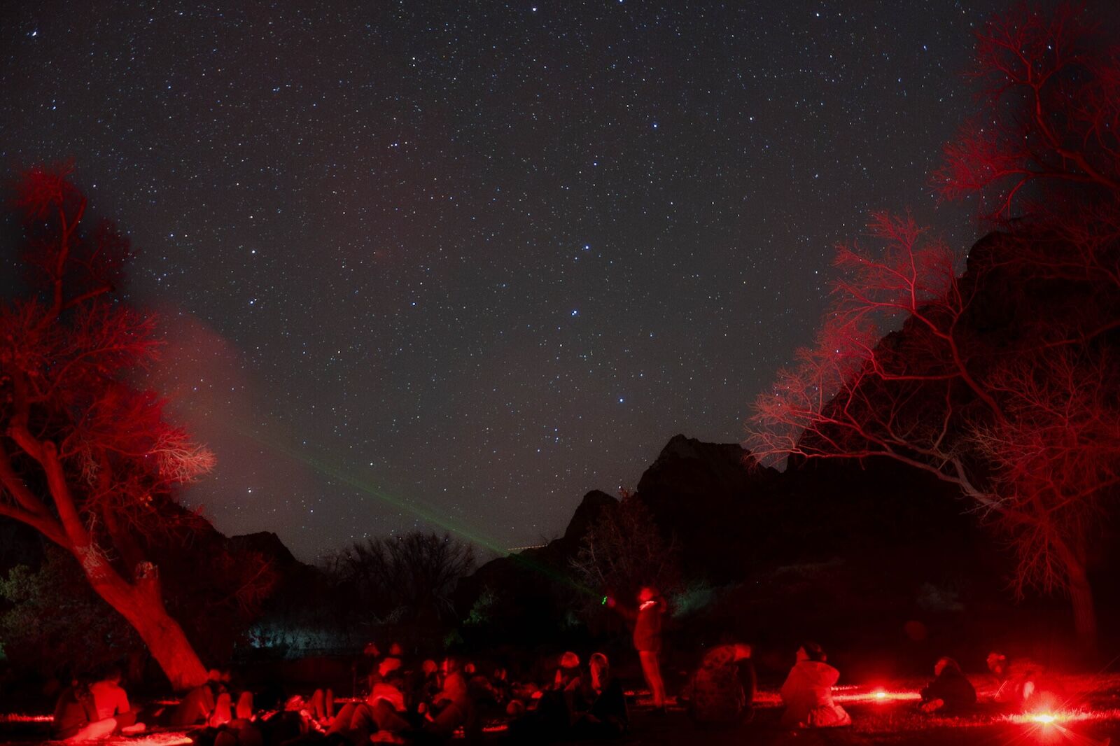 national park week 2025  - night sky at zion